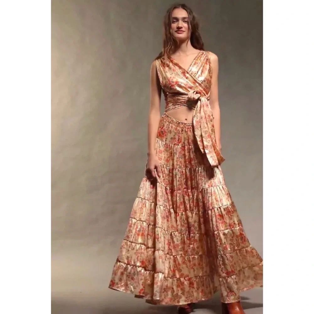Free People Printed Something Magical Dress